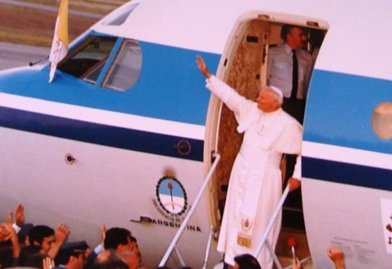 Juan Pablo II en Argentina.