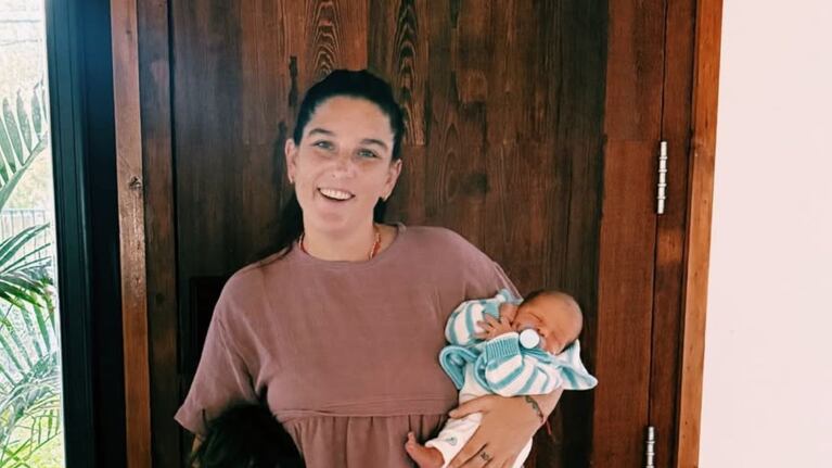 Juana Repetto contó a sus seguidores la semana complicada junto a su bebé.