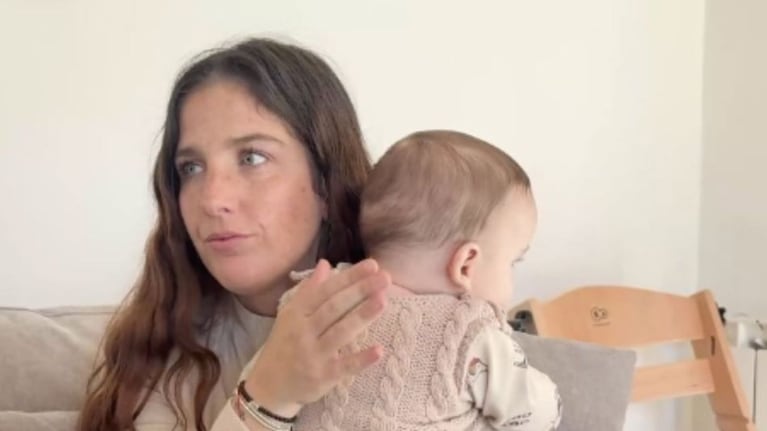 Juana Repetto y su hijo Timoteo.
