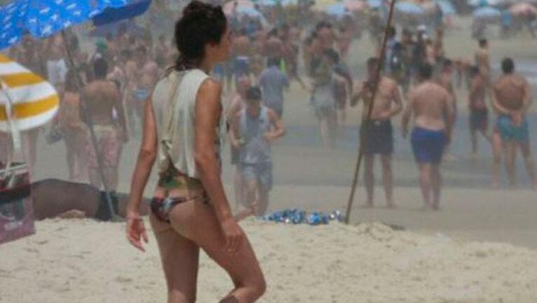 Juana Viale, al descubierto en las playas de Río de Janeiro