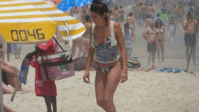 Juana Viale, al descubierto en las playas de Río de Janeiro
