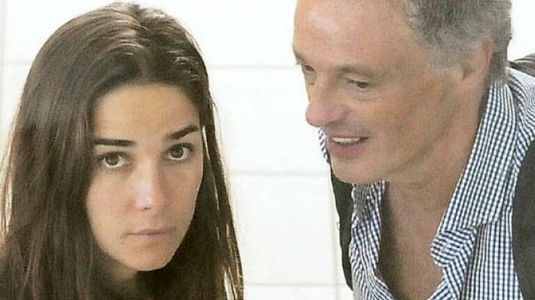 Juana Viale y el ministro de Producción de la Nación.