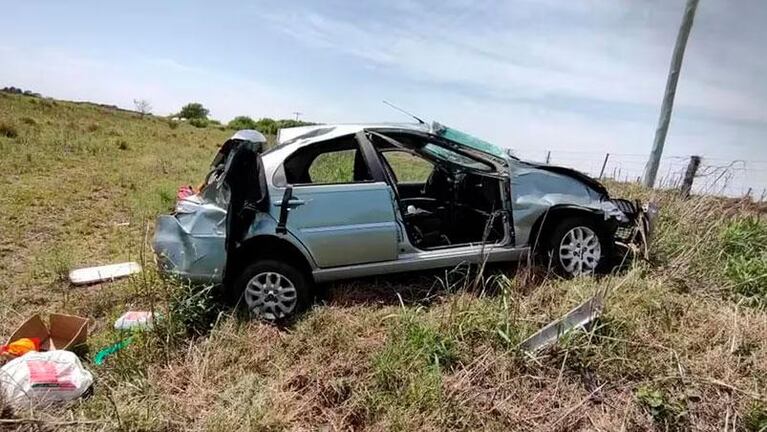 Jubilados viajaban a Merlo por el fin de semana largo: volcaron y murió una mujer