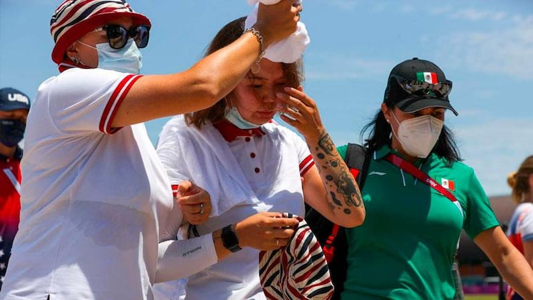 Juegos Olímpicos: preocupación por el desmayo de una atleta rusa en plena competencia