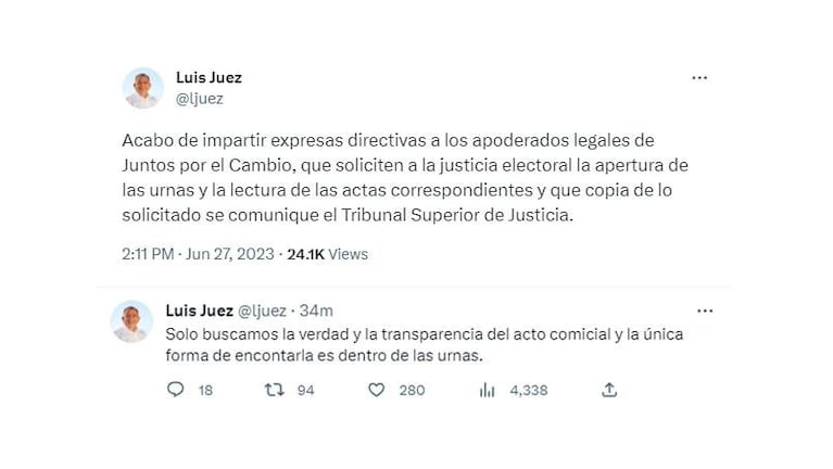 Juez exige la apertura de urnas: advirtió que irá a la Justicia