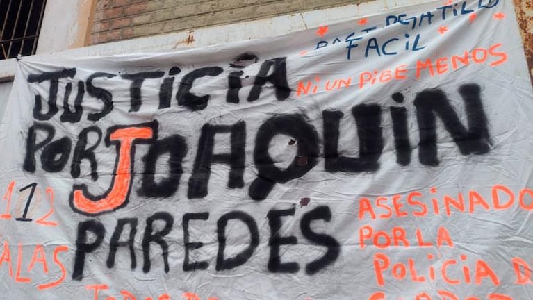 Juicio por Joaquín Paredes: la mamá pidió “fuerzas” para estar frente al policía asesino