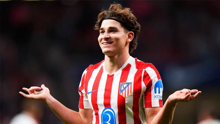 Julián Álvarez es titular contra Liverpool en el debut del Atlético de Madrid por Champions.