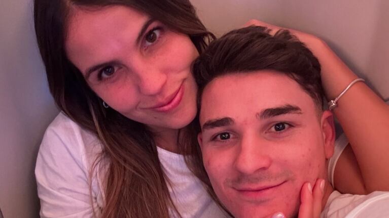 Julián Álvarez le deseó feliz cumpleaños a su novia, Emilia Ferrero (Foto: Instagram @juliaanalvarez)