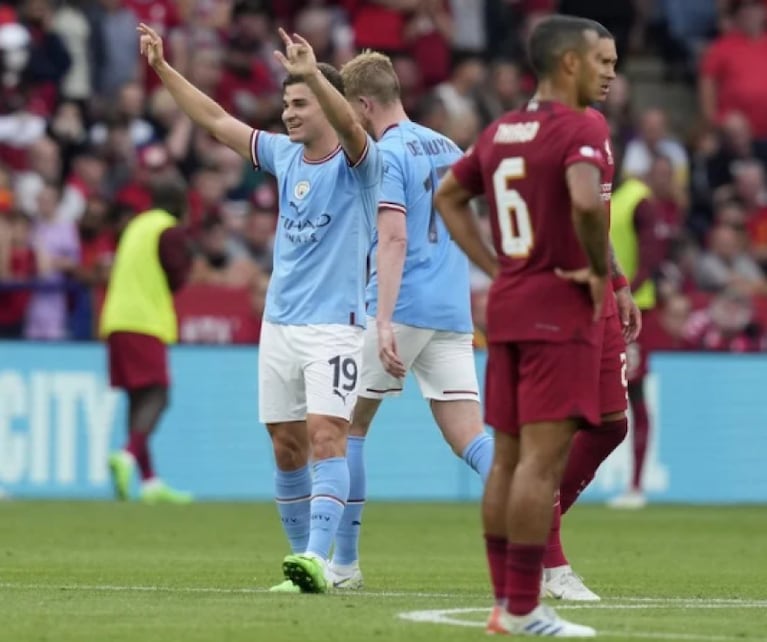 Julián Álvarez marcó un gol pero al Manchester City no le alcanzó