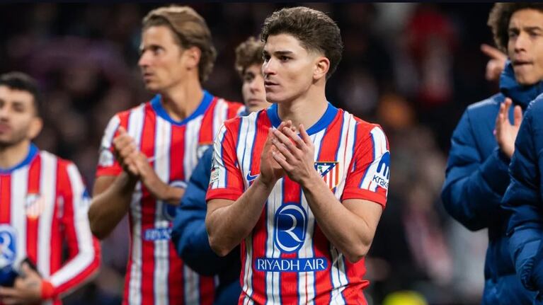 Julián Álvarez sobre la eliminación del Atlético de Madrid de la Champions League.
