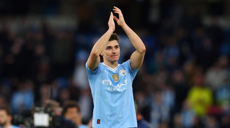 Julián Álvarez tendrá un documental sobre su llegada a Manchester City. (Foto: EFE).