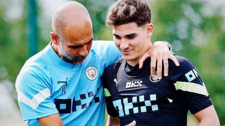 Julián Álvarez titular en Manchester City: Guardiola reveló por qué juega poco tiempo