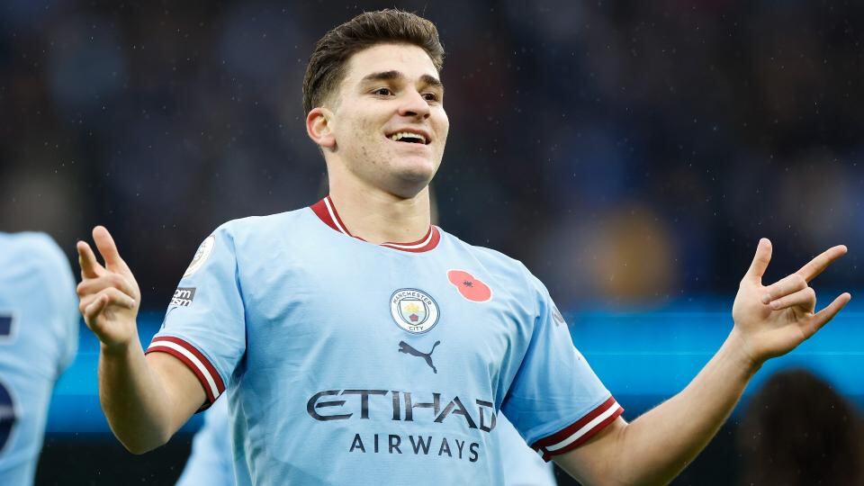 Julián Álvarez vive un presente de ensueño en el Manchester City.