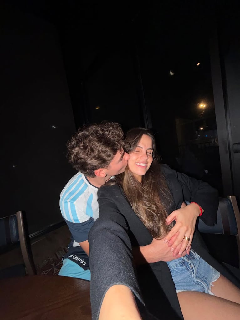 Julián Álvarez y Emilia Ferrero