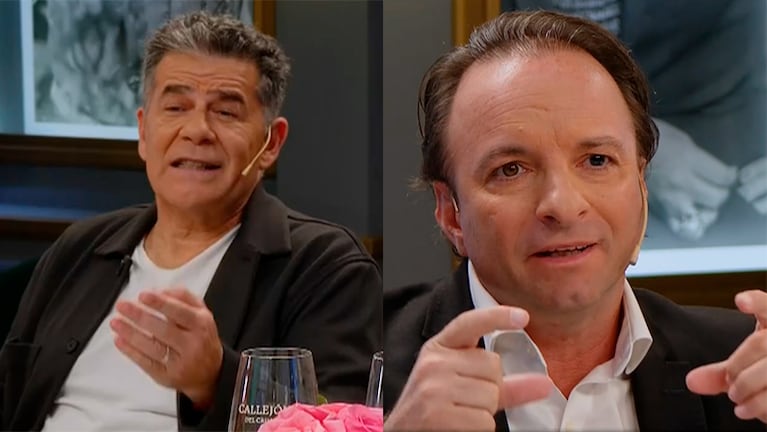 Julián Weich y Miguel Boggiano en La Noche de Mirtha.