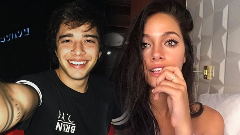 Julián y Oriana, una pareja teen que siguió caminos separados.