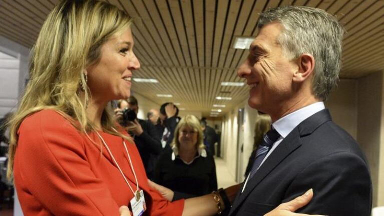 Juliana acompañó a Macri en la reunión con Máxima