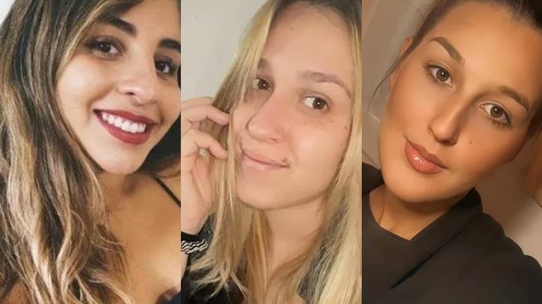 Julieta Maldonado, Jésica y Mayra Elías, las víctimas de la tragedia en Mar del Plata.