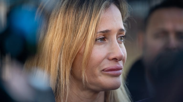 Julieta Prandi durante el juicio contra Claudio Contardi (Foto: Agustina Ribó / TN)