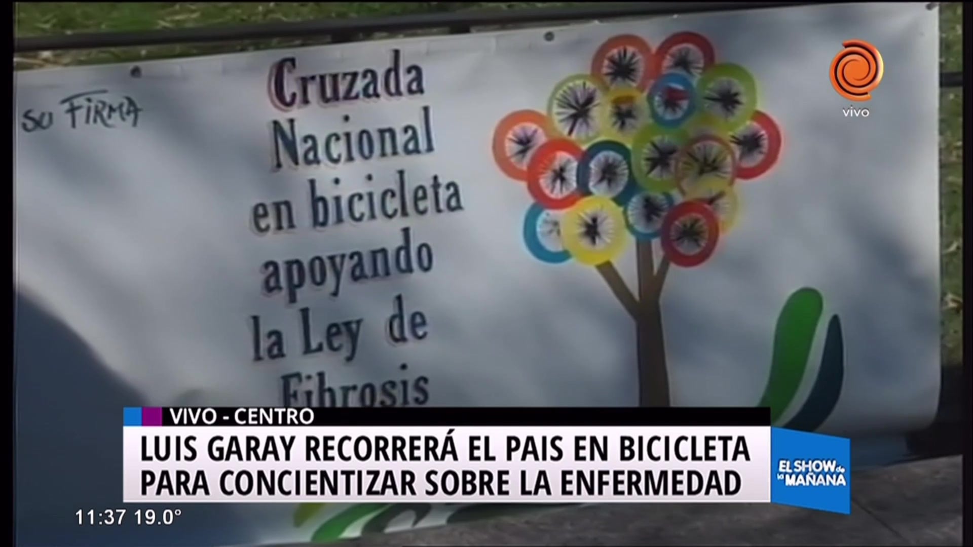 Junta de firmas y bicicleteada por la Fibrosis Quistica