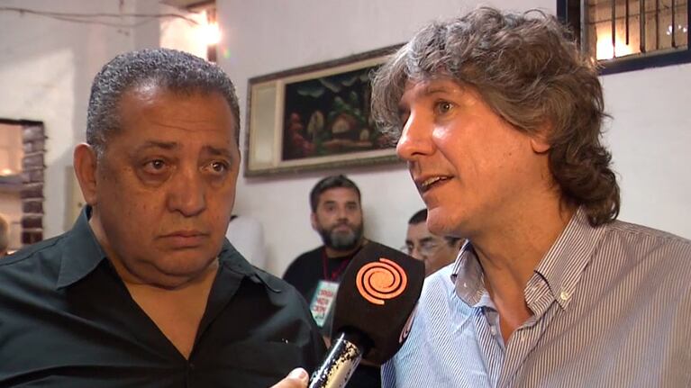 Juntos, el ex piquetero y el ex vice cerraron filas en defensa del kirchnerismo.