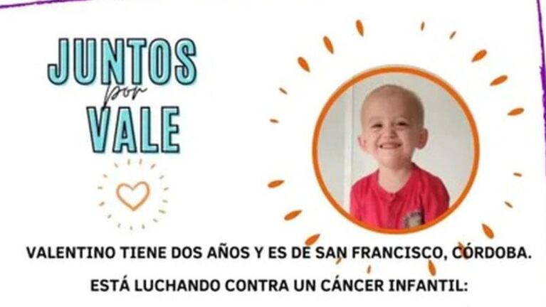 Juntos por Vale: tiene 2 años y necesitan más de $35 millones para tratar su cáncer en Barcelona