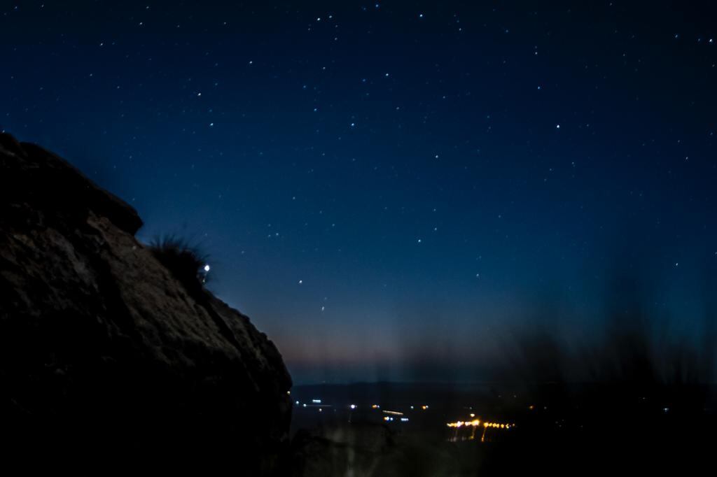 Júpiter y Saturno se "unieron" y brillaron más que nada en el cielo cordobés. Foto: Lucio Casalla / El Doce.