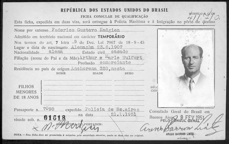 Kadgien llegó a la Argentina después de pasar por Brasil.