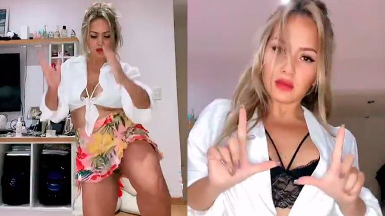 Karina divirtió a sus más de 2 millones de seguidores en Instagram.