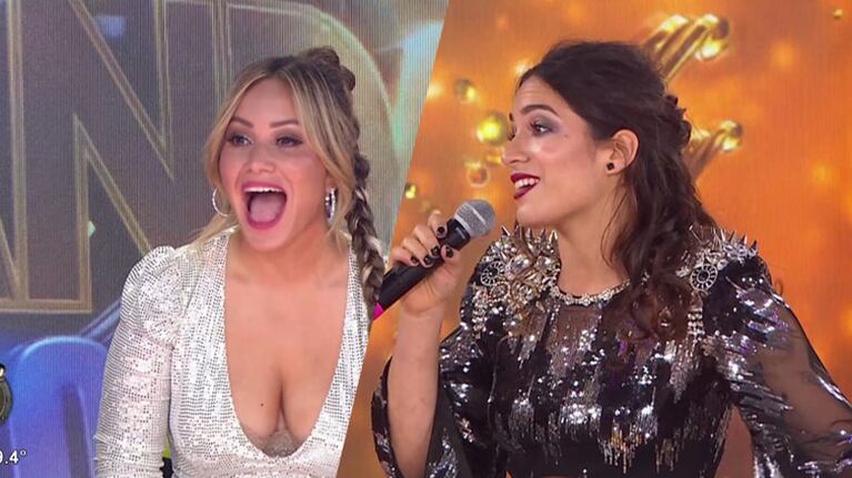Karina, sorprendida ante el "encare" de Agostina.