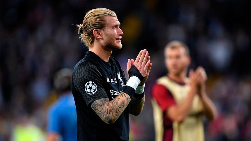 Karius, destrozado tras el partido. / FOTO: Getty.