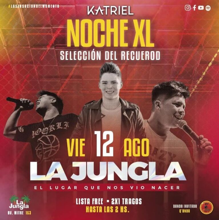 Katriel Argüello grabó un cuarteto con sabor a tango con Cachumba