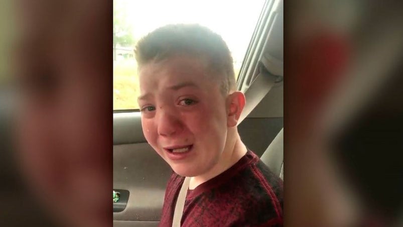 Keaton Jones conmovió a todos.