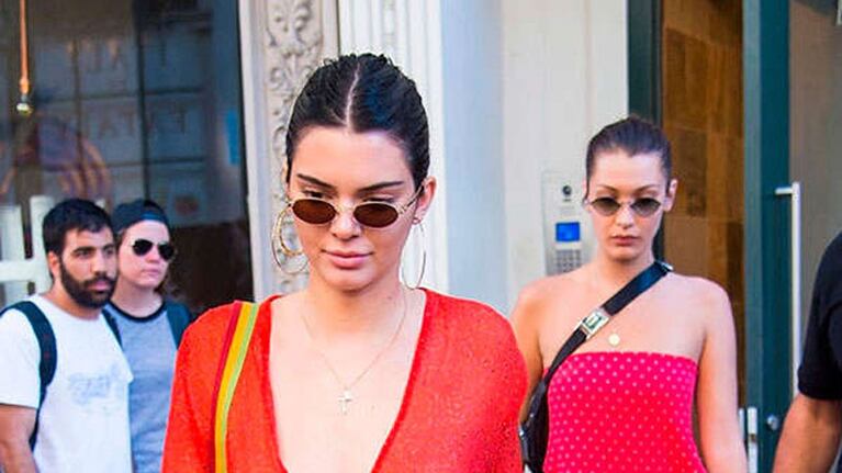 kendall Jenner armó revuelo en la Gran Manzana con su atrevido top.