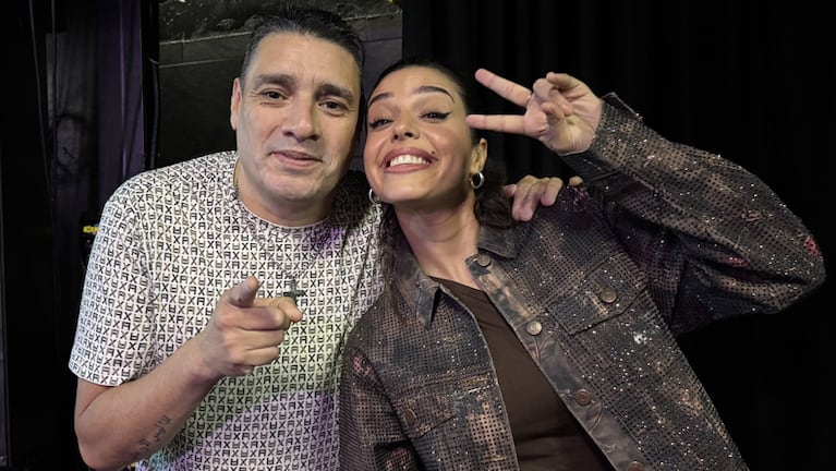 Kesito y Euge antes de descoserla en Madrid.