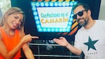 Kevin Johansen pasó por el camarín de El Doce. 