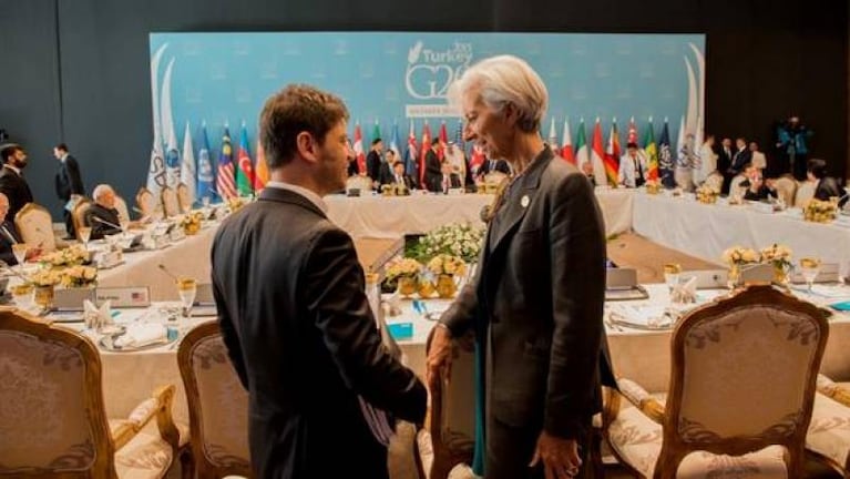 Kicillof se sacó fotos con Lagarde y Scioli criticó al FMI
