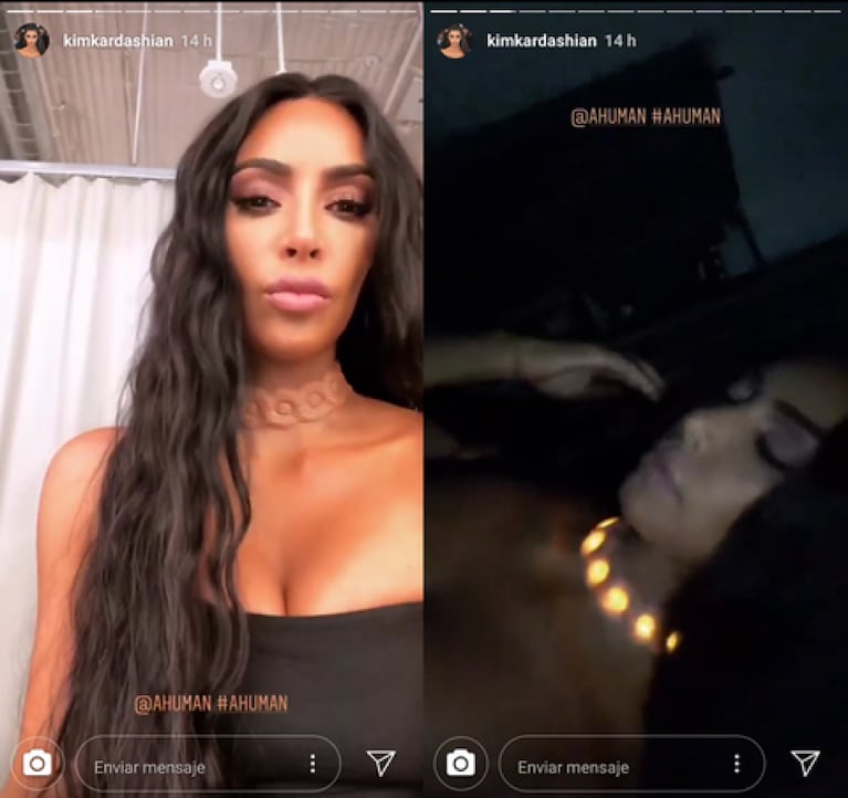 Kim Kardashian y su espeluznante collar “alienígena”