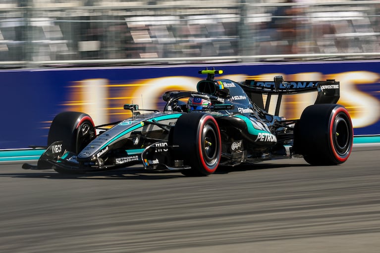 Kimi Antonelli consiguió la pole en el Gran Premio de Miami.