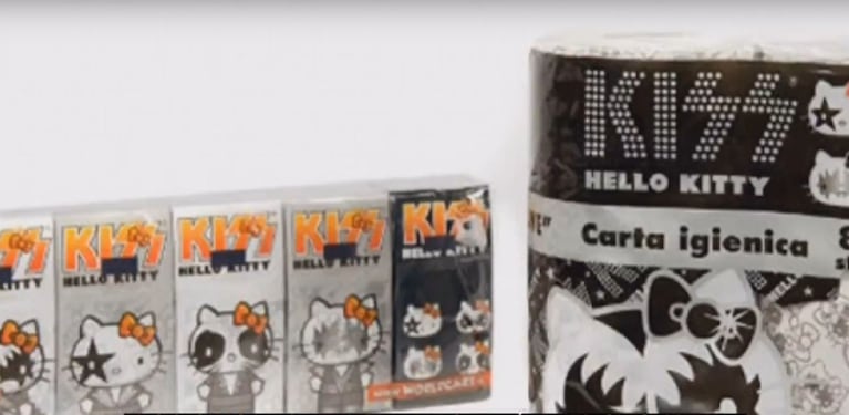 Kiss lanzó su propio papel higiénico
