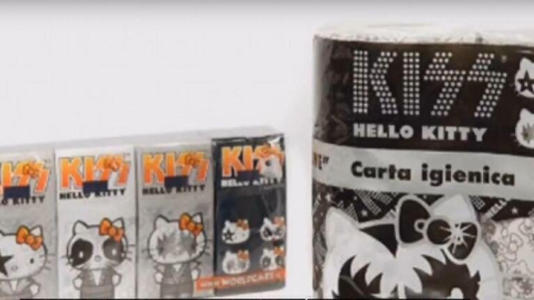 Kiss lanzó su propio papel higiénico