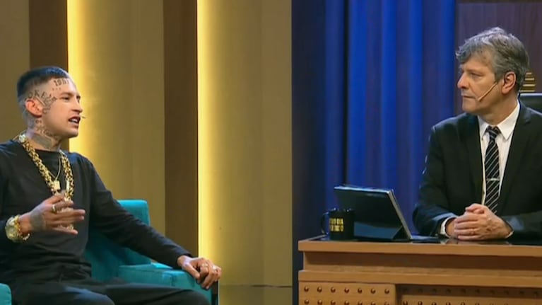 L-Gante con Mario Pergolini.