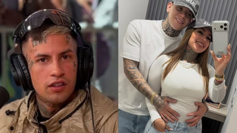 L-Gante tiene buena onda con Tamara Báez, que espera su segundo hijo con su novio.