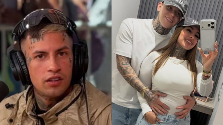 L-Gante tiene buena onda con Tamara Báez, que espera su segundo hijo con su novio.