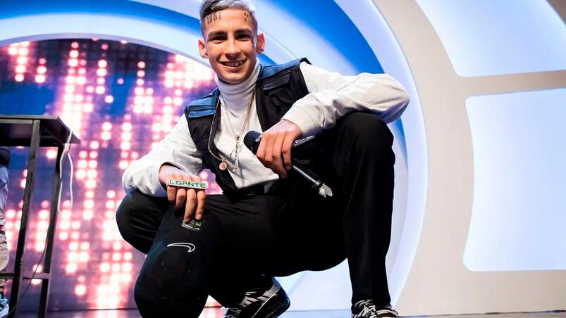 L-Gante y su paso por el programa "Almorzando con Mirtha Legrand".