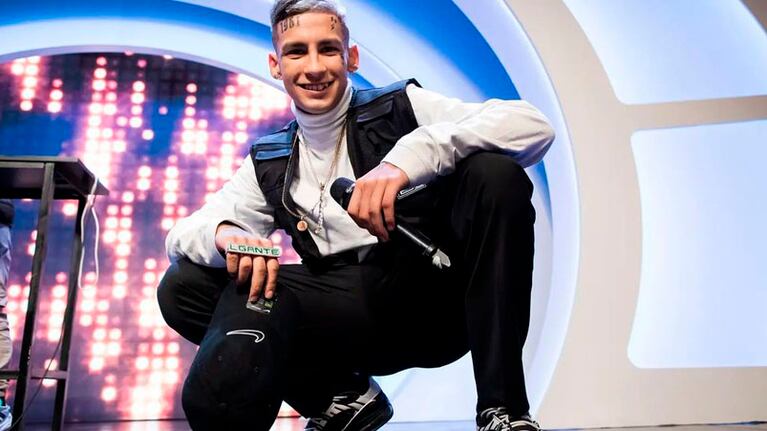 L-Gante y su paso por el programa "Almorzando con Mirtha Legrand".