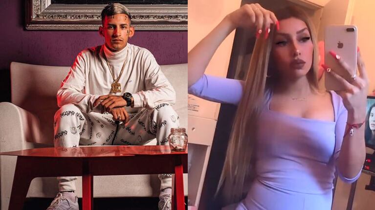 L-Gante y Tamara Baez, separados a un mes del nacimiento de su hija Jamaica.