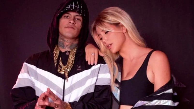 L-Gante y Wanda Nara siguen compartiendo historias juntos.