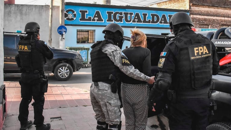 La abuela fue detenida en barrio Alberdi. Foto: Prensa FPA.