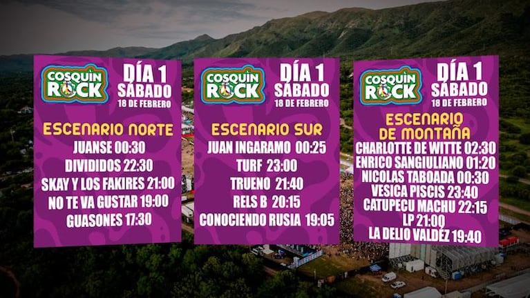 La aclaración de Palazzo por el "remanente" de entradas para Cosquín Rock